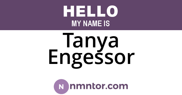 Tanya Engessor
