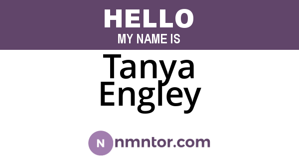 Tanya Engley
