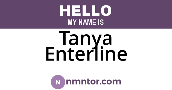 Tanya Enterline