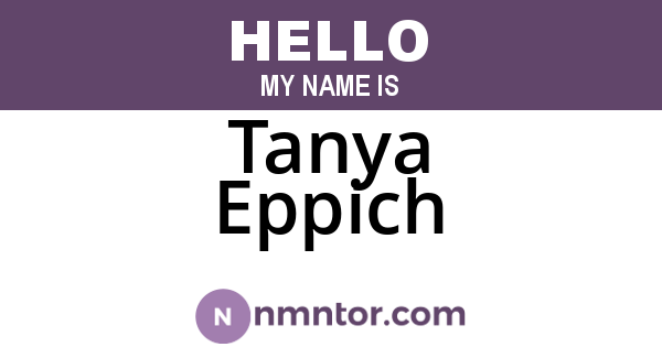 Tanya Eppich