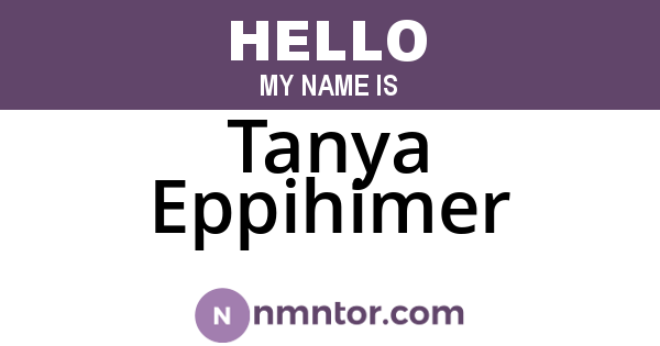 Tanya Eppihimer