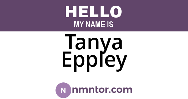 Tanya Eppley