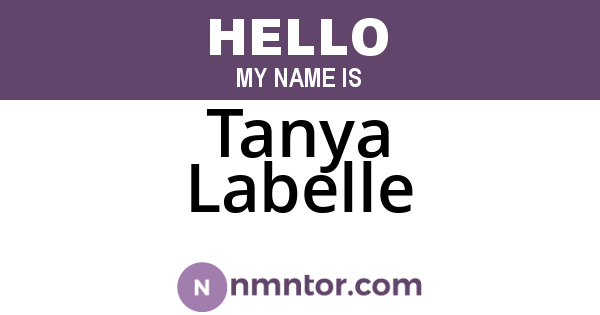 Tanya Labelle