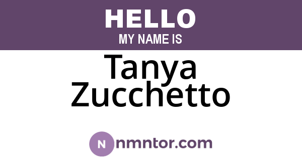 Tanya Zucchetto