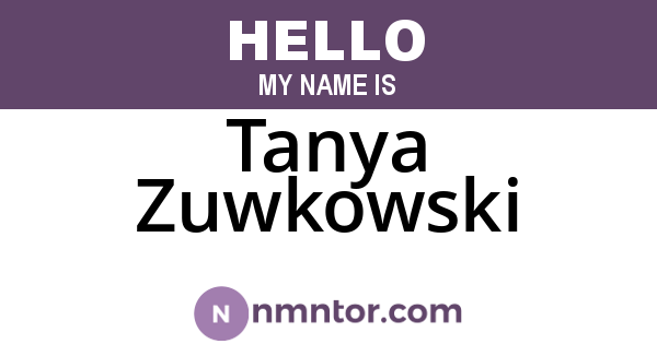 Tanya Zuwkowski