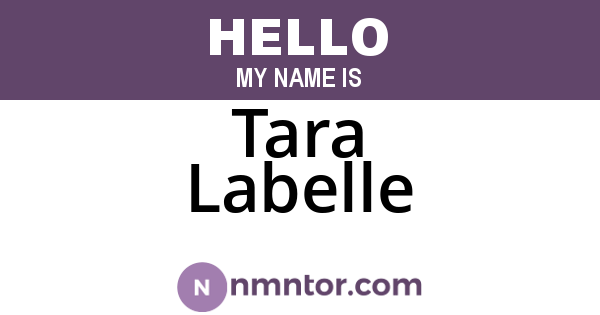 Tara Labelle