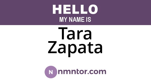 Tara Zapata