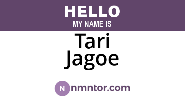 Tari Jagoe