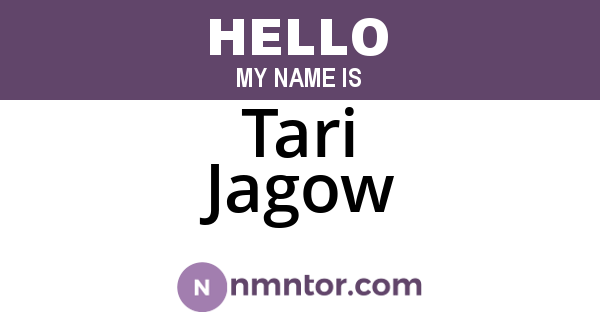 Tari Jagow