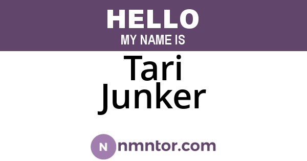 Tari Junker