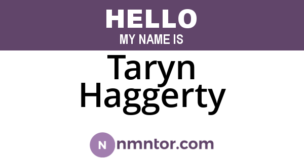 Taryn Haggerty