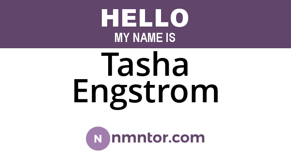 Tasha Engstrom