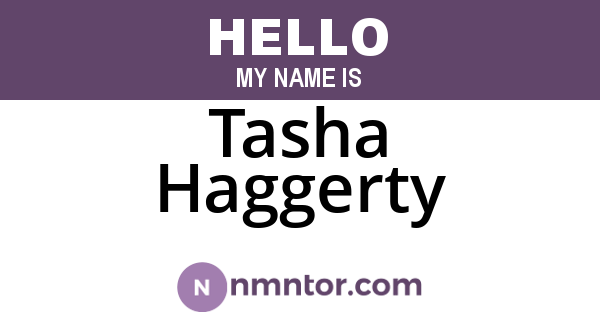 Tasha Haggerty