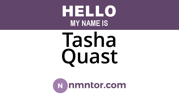 Tasha Quast