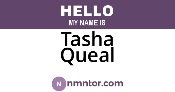 Tasha Queal