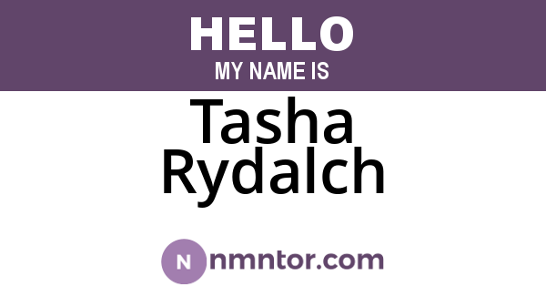 Tasha Rydalch