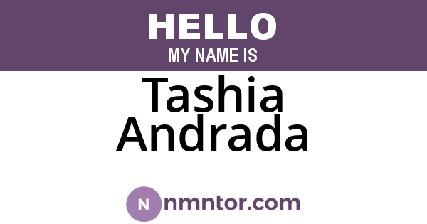 Tashia Andrada