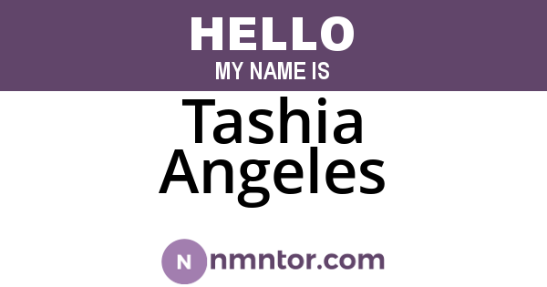 Tashia Angeles