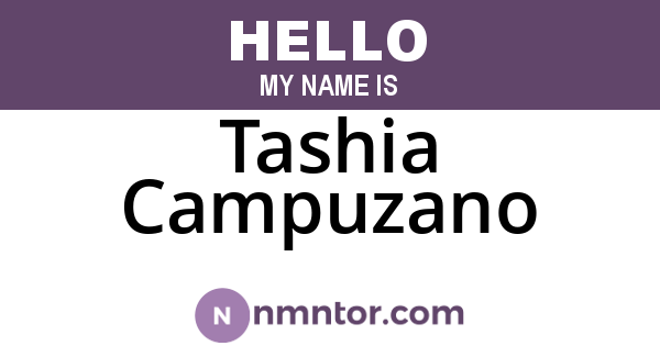 Tashia Campuzano