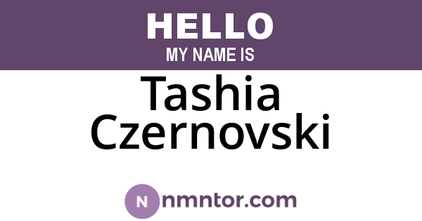 Tashia Czernovski