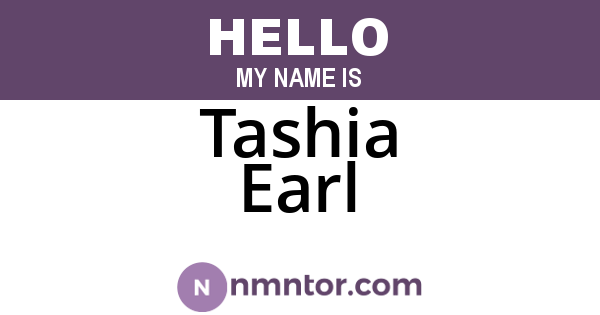 Tashia Earl