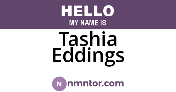 Tashia Eddings