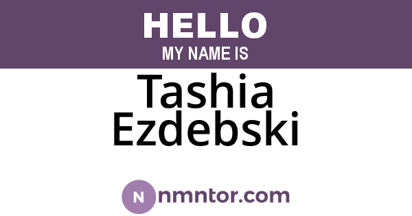 Tashia Ezdebski