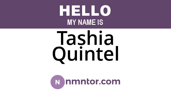 Tashia Quintel