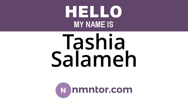 Tashia Salameh