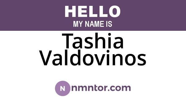 Tashia Valdovinos