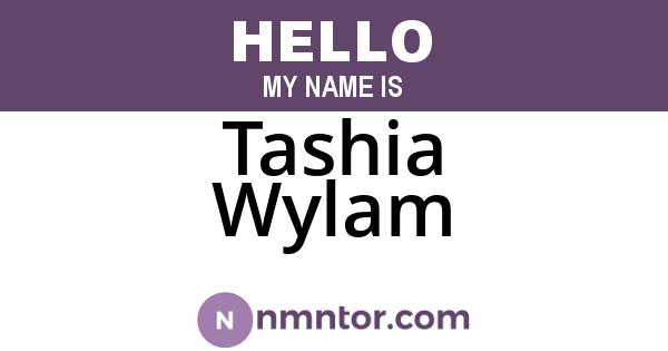 Tashia Wylam