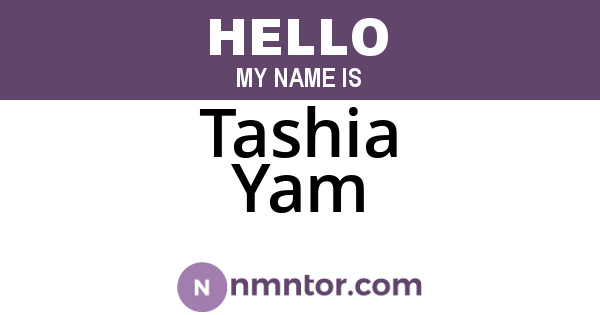 Tashia Yam
