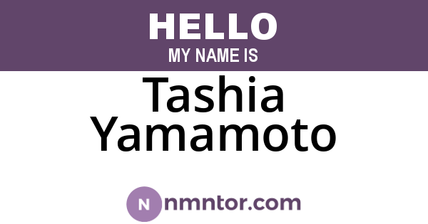 Tashia Yamamoto