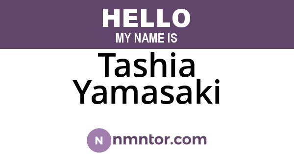 Tashia Yamasaki