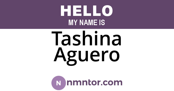 Tashina Aguero