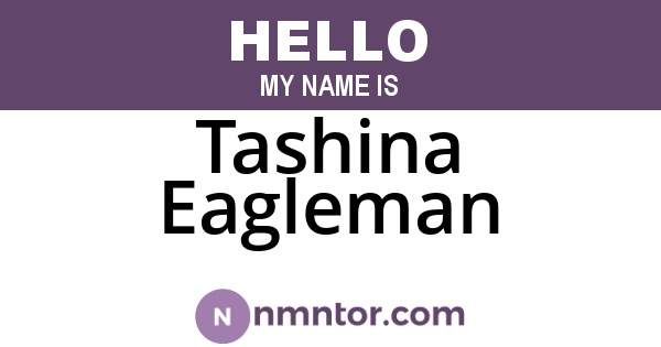 Tashina Eagleman
