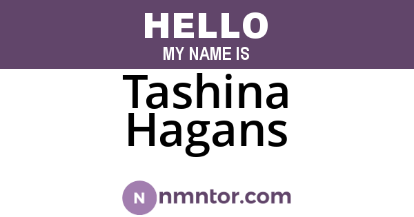 Tashina Hagans
