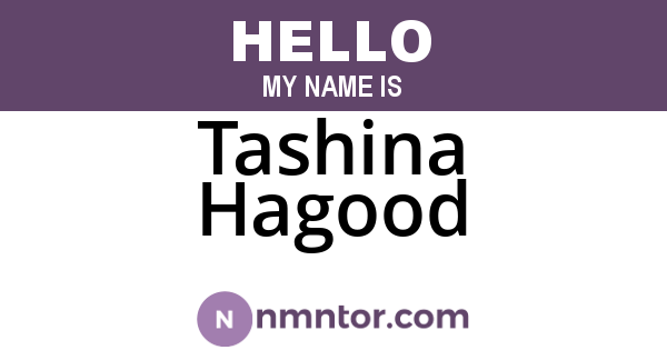 Tashina Hagood