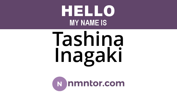Tashina Inagaki