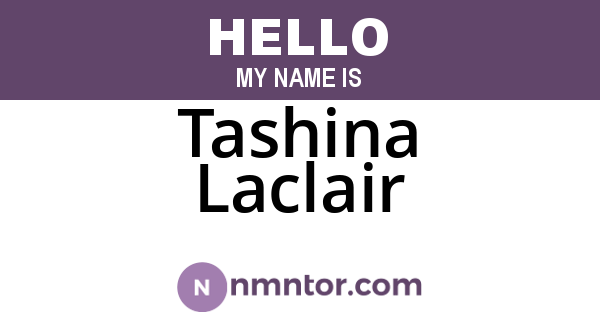 Tashina Laclair