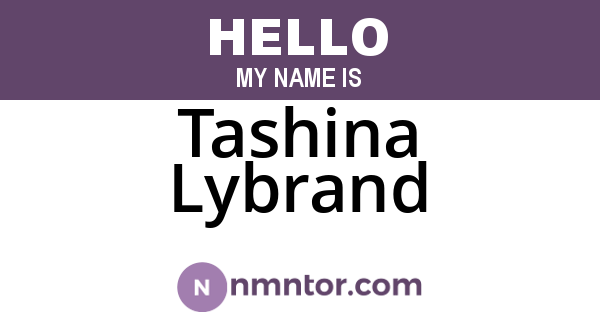 Tashina Lybrand