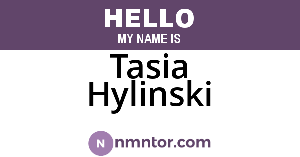 Tasia Hylinski