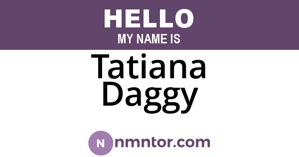 Tatiana Daggy