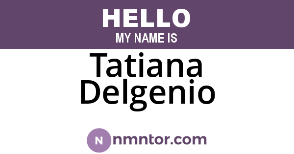 Tatiana Delgenio