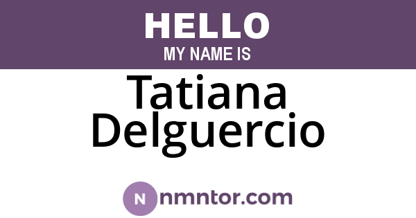 Tatiana Delguercio