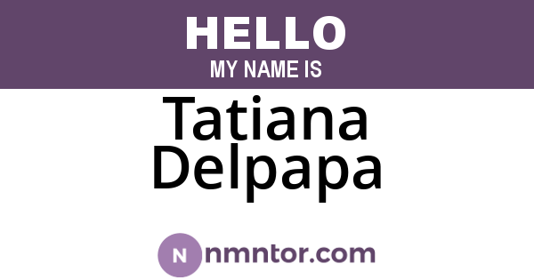 Tatiana Delpapa