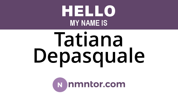 Tatiana Depasquale