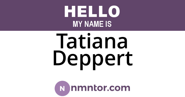 Tatiana Deppert
