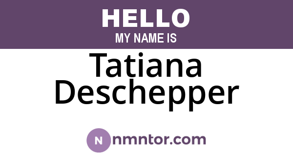 Tatiana Deschepper
