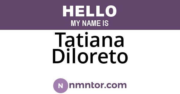 Tatiana Diloreto